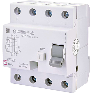 ETI ASTI - Differentieel EFI-4 B 40/0.03